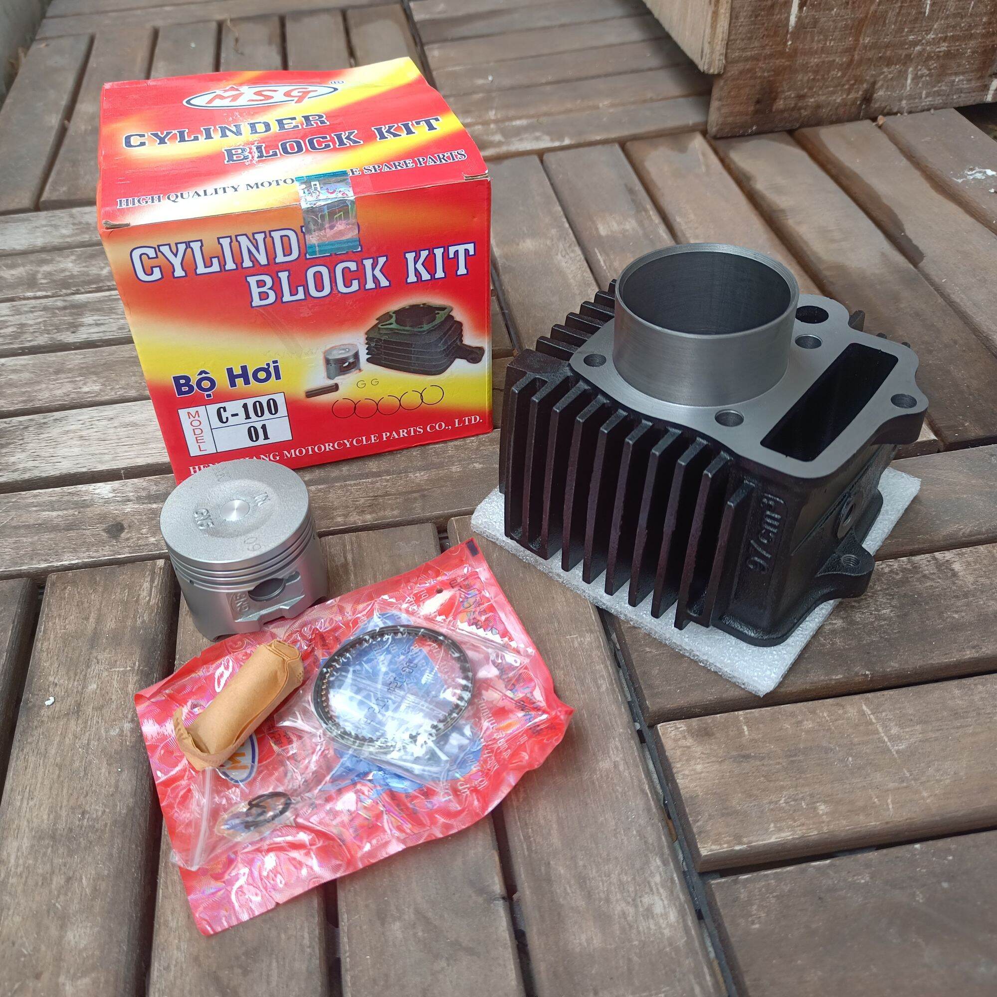 Bộ nòng, xi lanh dream 100 (97cc) gang std cos 0 MSG/PAG