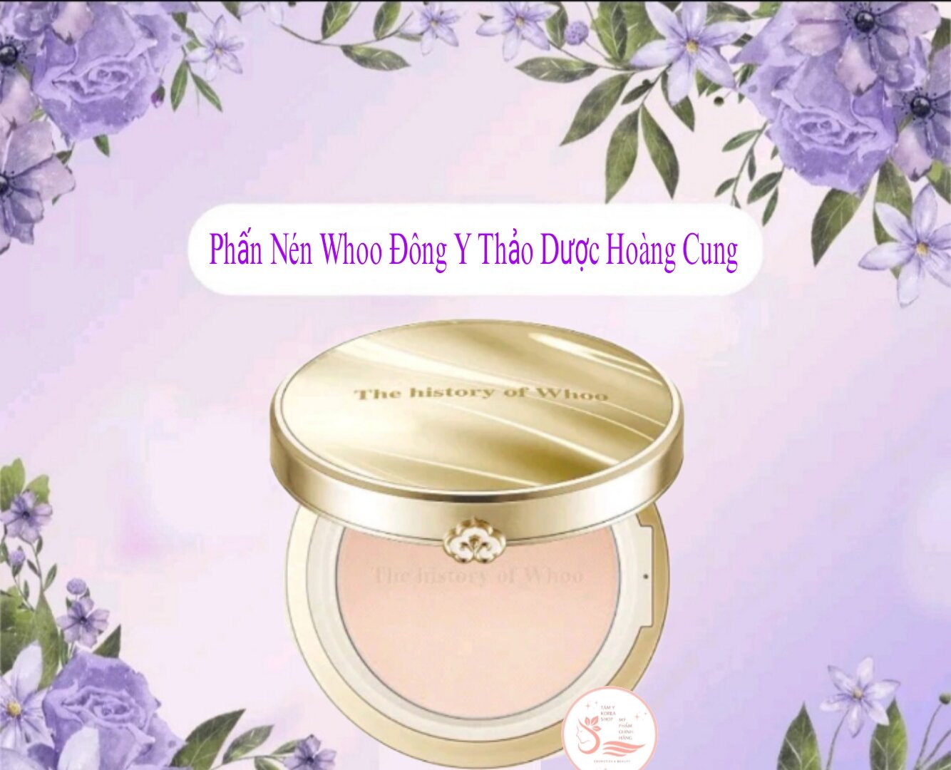 Phấn phủ whoo đông y thảo dược hoàng cung spf50+pa+++