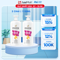 Combo 2 Dầu Gội PANTENE Pro-Vitamin Ngăn Rụng Tóc/ Phục Hồi Hư Tổn/ Suôn Mượt Óng Ả Chai 1150ML