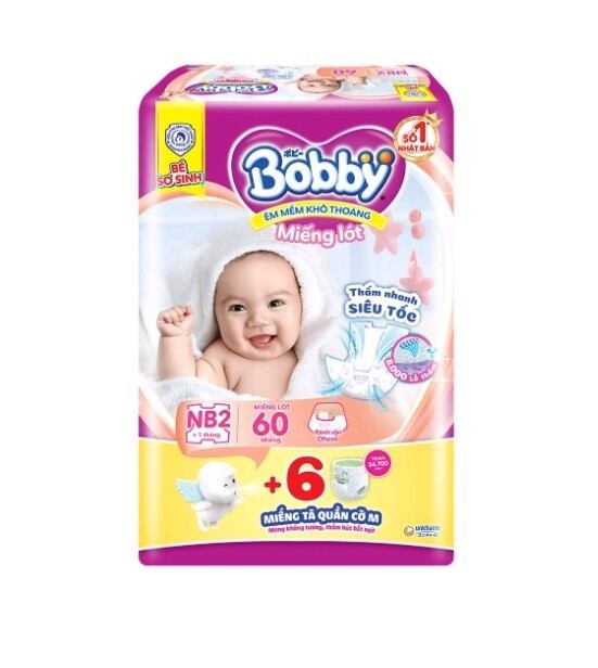 Miếng lót Bobby NB2-60 + 6 miếng chính hãng