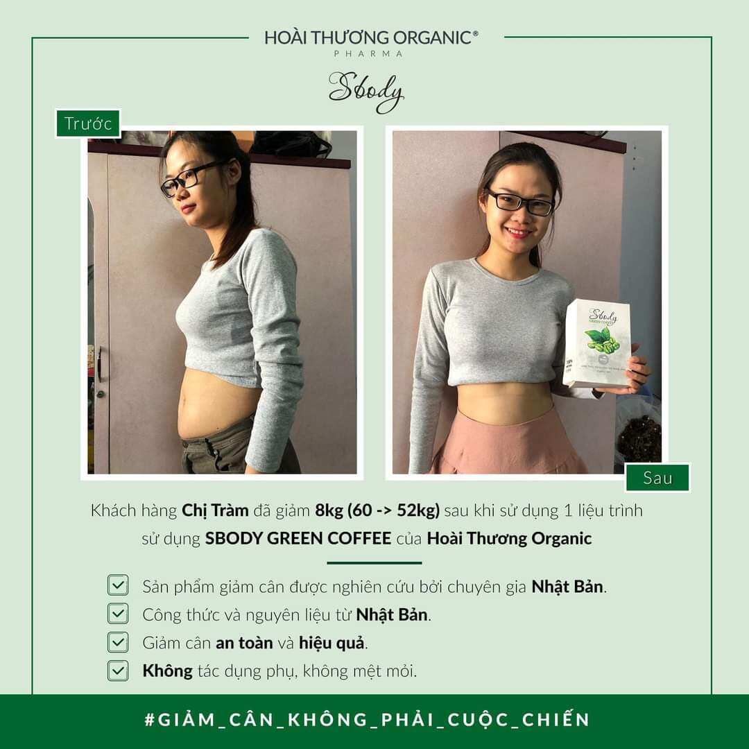 GIẢM CÂN  CÀ PHÊ SBODY SLIM (1 gói lẻ giá dùng thử )