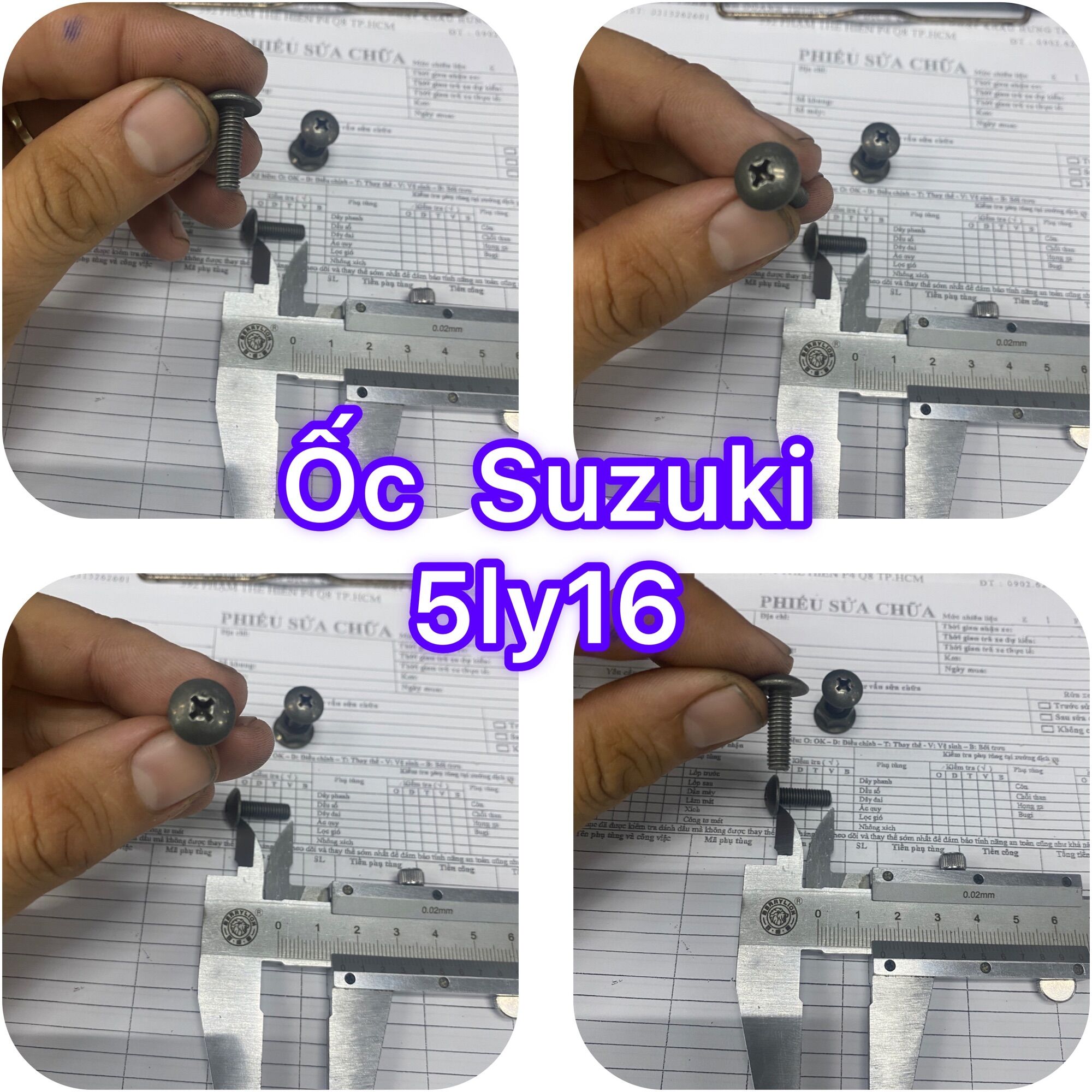 Ốc suzuki : 5ly16
