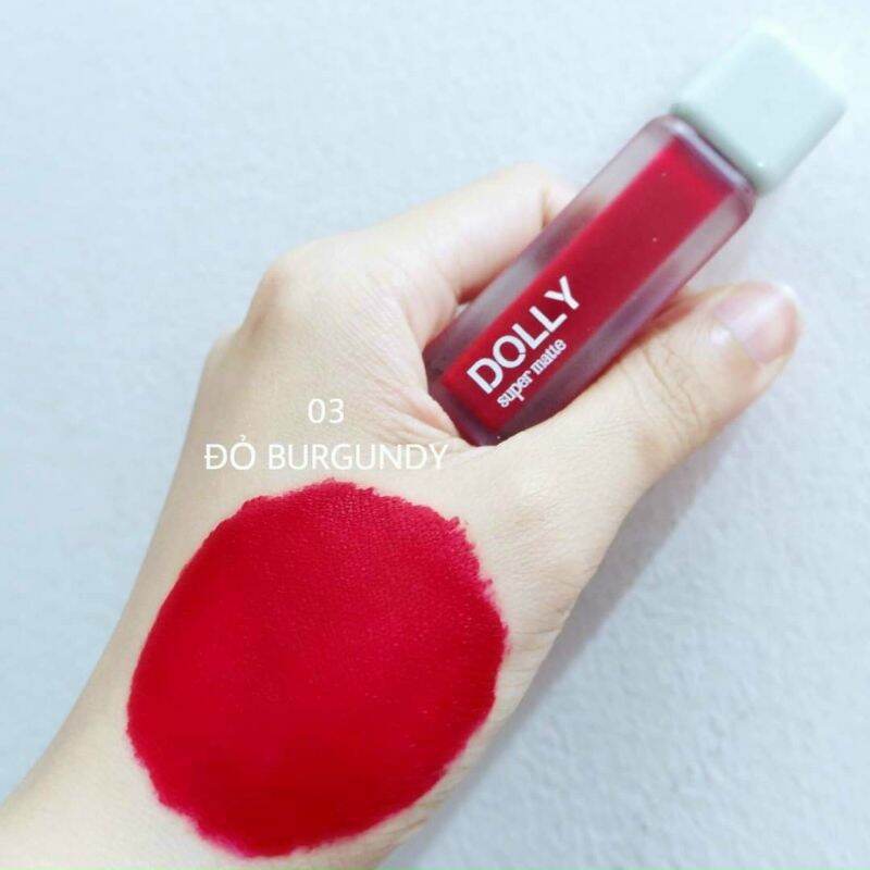 Đỏ Burgundy_Son Dolly Suprt Matte Hot Trend 2021