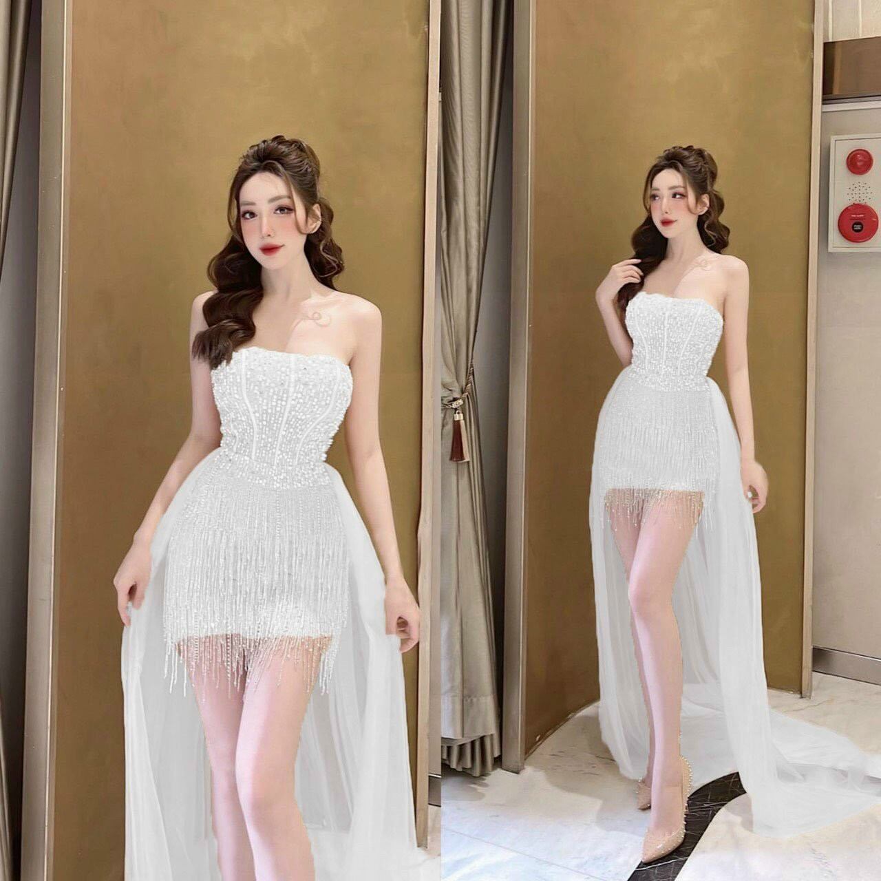 ĐẦM MAXI CUP ĐÍNH ĐÁ