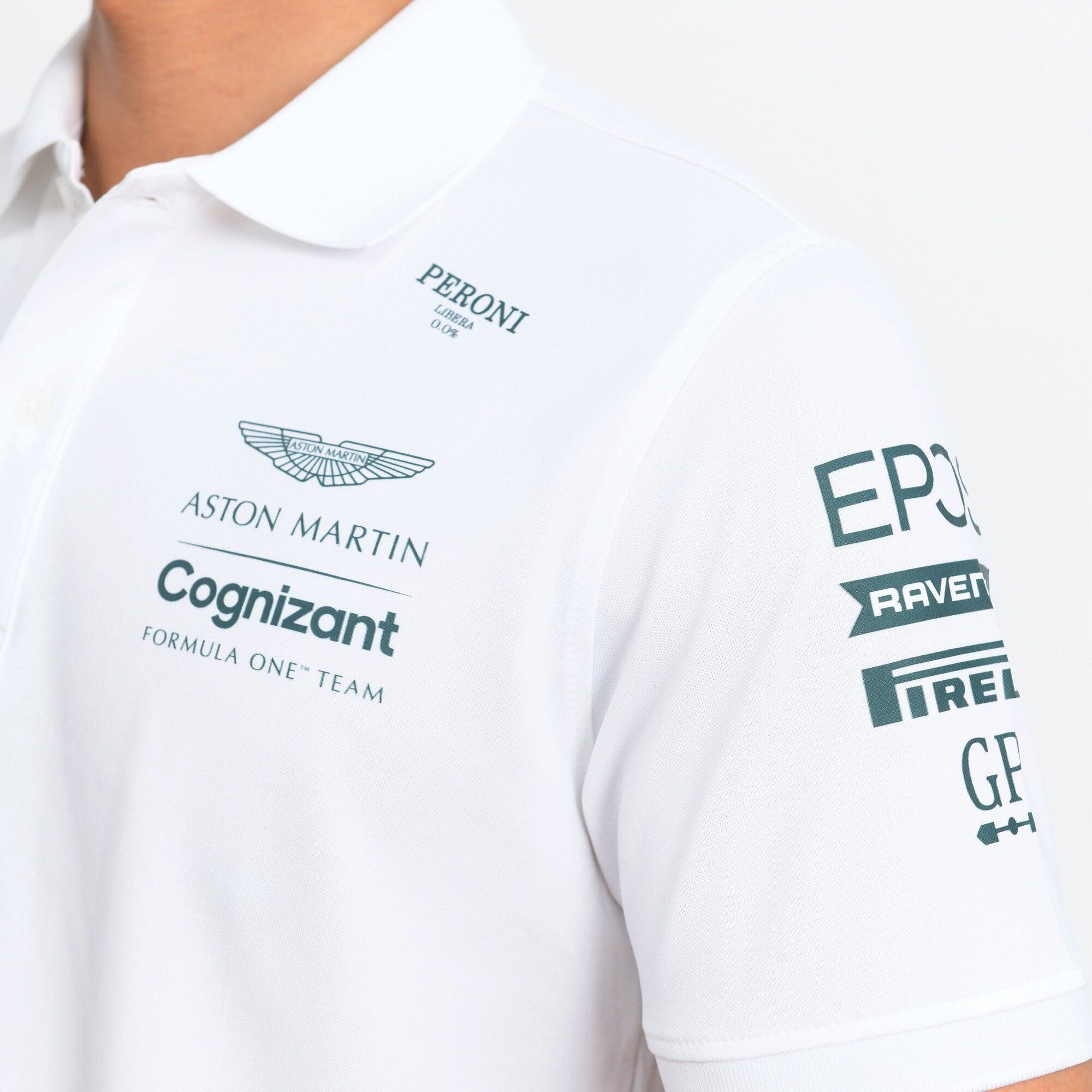 [Nhập RS0822 giảm 30k cho đơn 99k]Áo polo Aston Martin trắng
