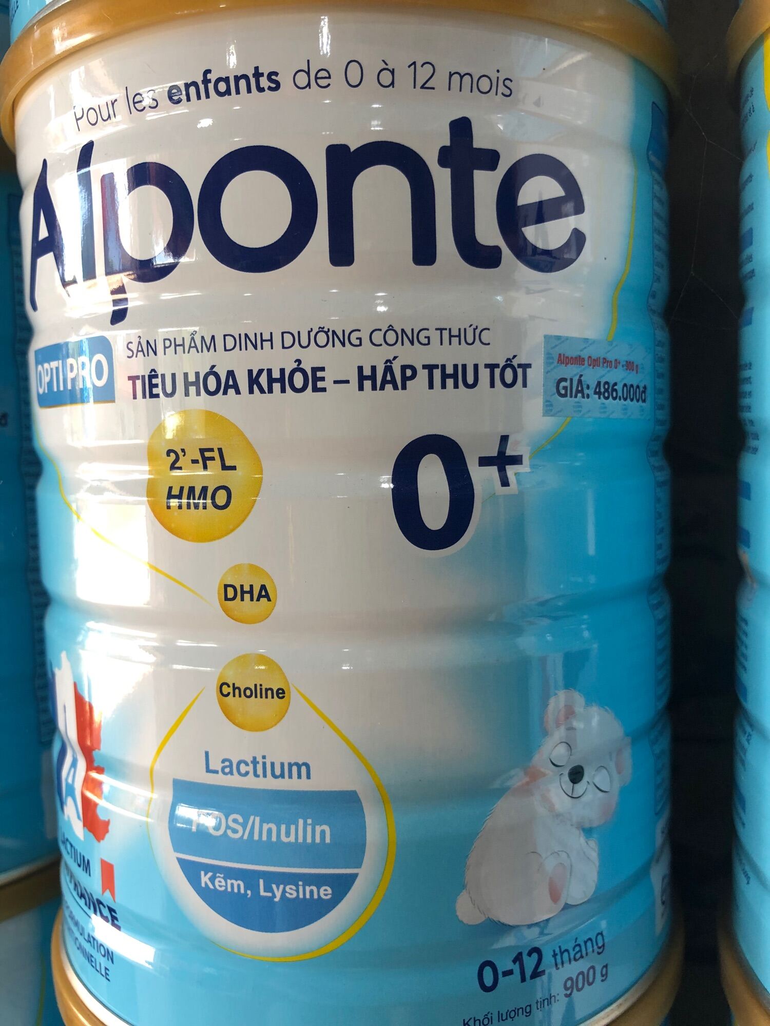 Sữa Alponte optipro 0+ 900g