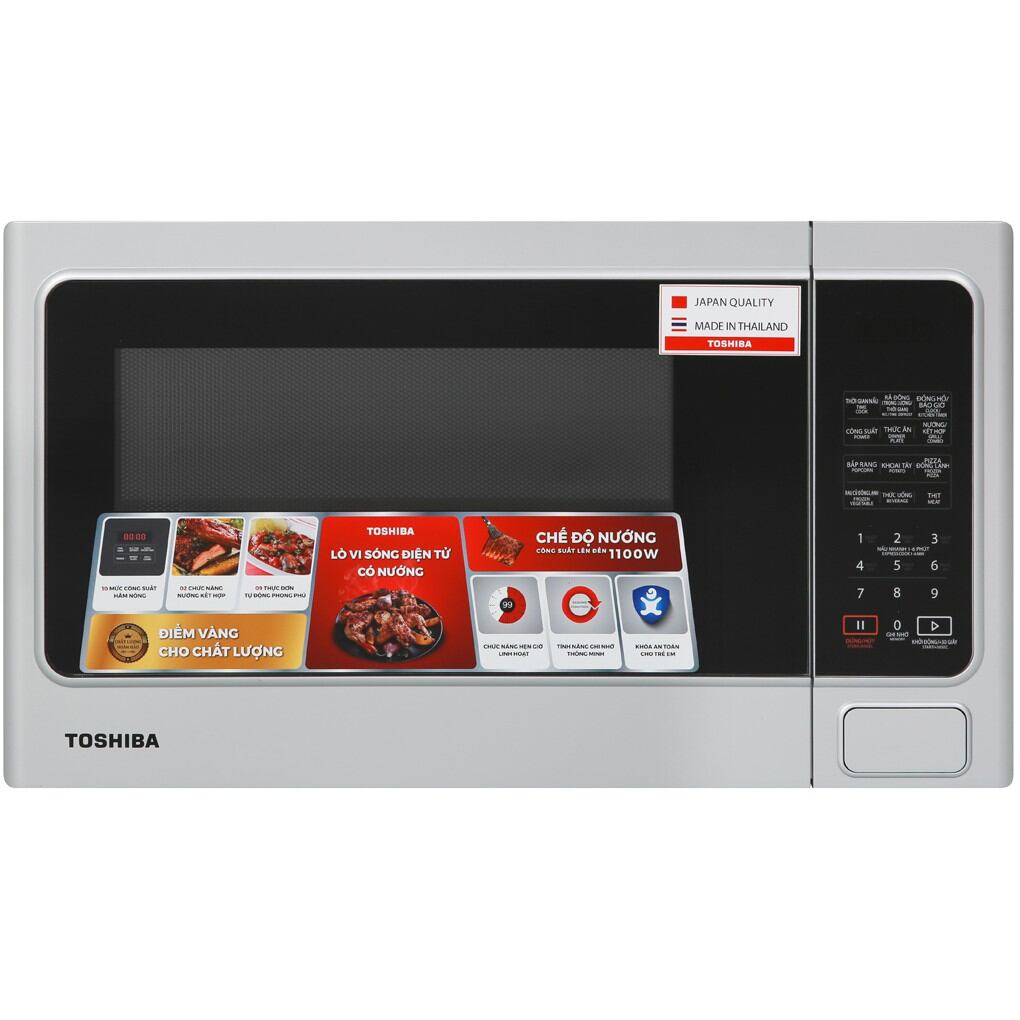 Lò vi sóng có nướng 34 Lít Toshiba ER-SGS34(S1)VN - Hàng chính hãng