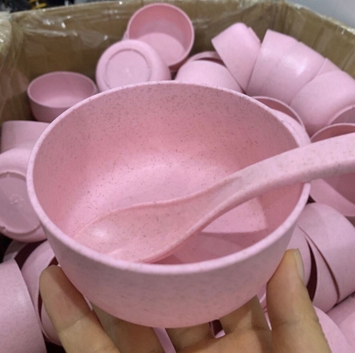 BỘ CHÉN MUỖNG LÀM TỪ LÚA MẠCH thích hợp cho bé ăn dặm