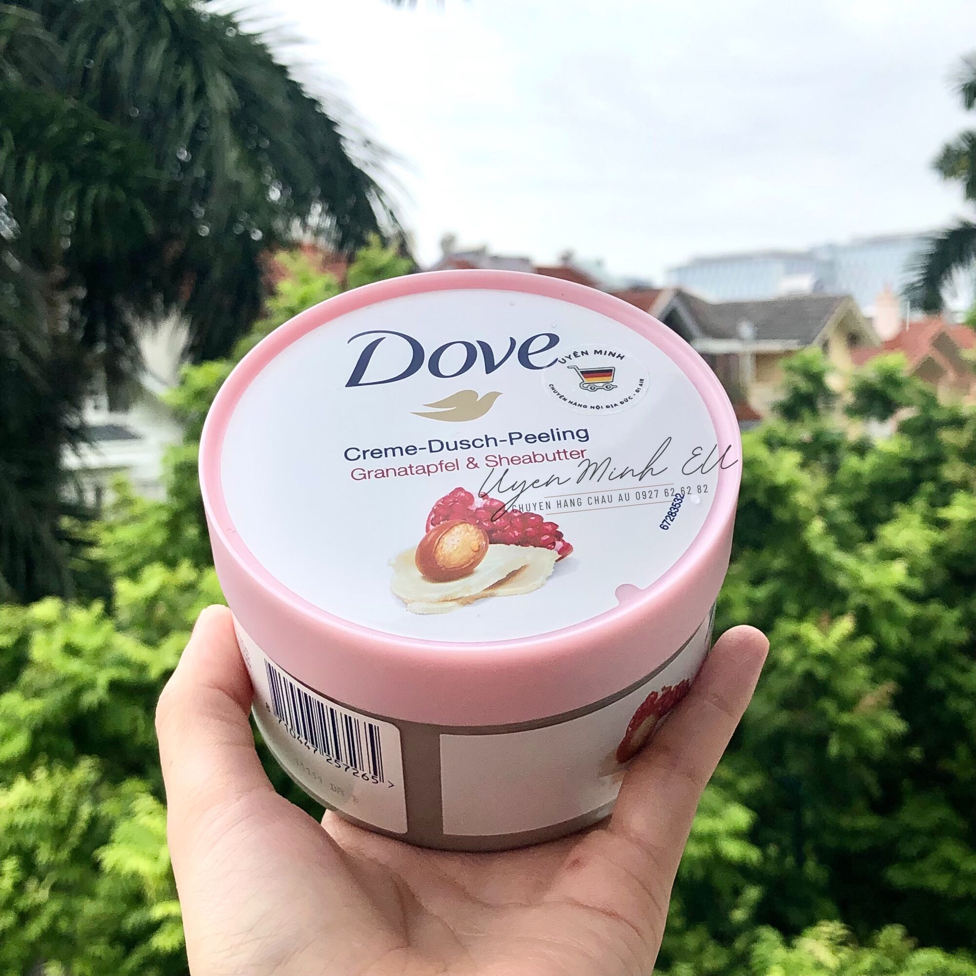 Sẵn - Tẩy da chết Dove bản Đức