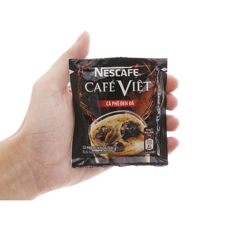 Cà phê Việt Nescafe đen đá dây 10 gói