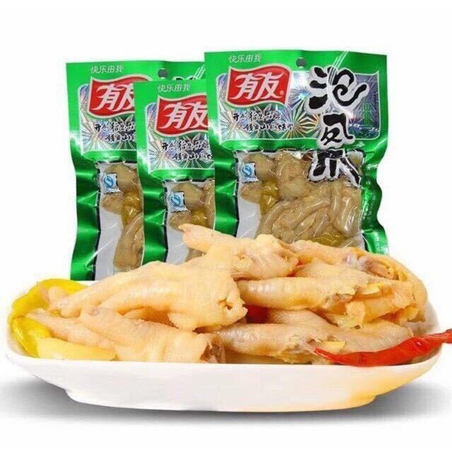 combo 5 gói chân gà cay yuyu 100g