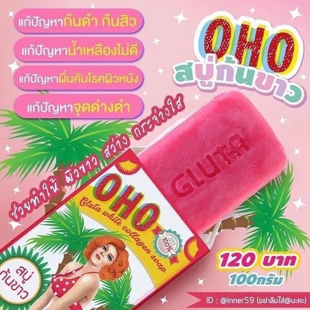 xà phòng trắng da tri thâm oho thái lan