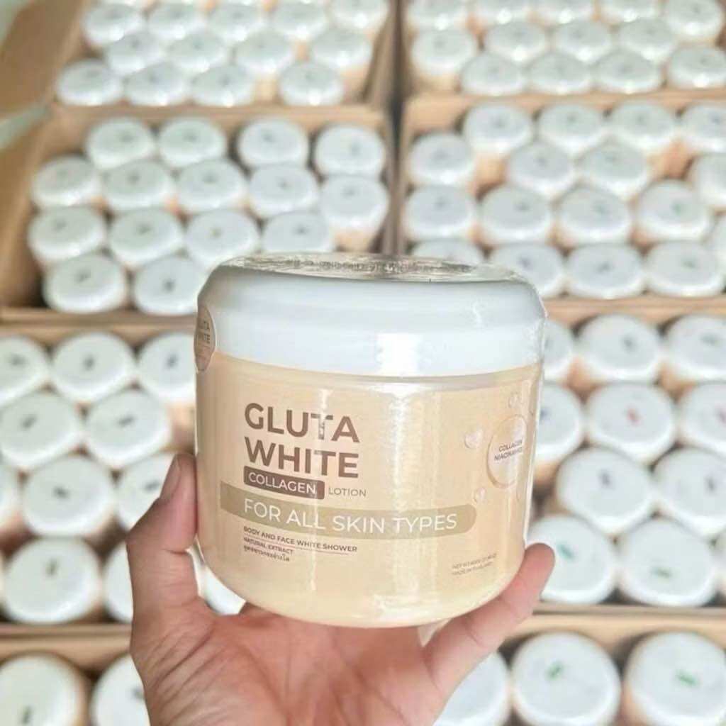 Kem Ủ Trắng Da Toàn Thân Gluta White Thái Lan Hũ Lớn 600gr – Dưỡng Trắng Chất Kem Mịn