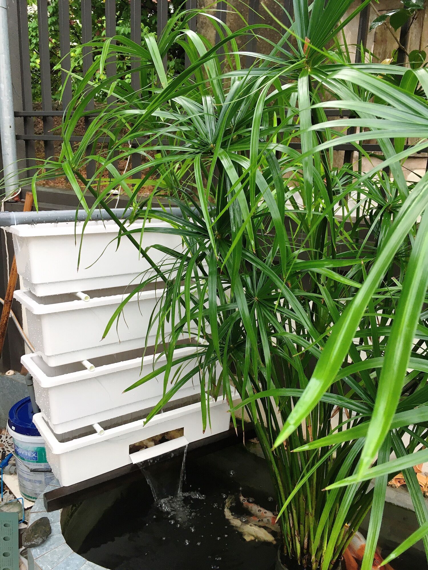 Lọc bể cá dàn baki 4 tầng 48x20x16cm