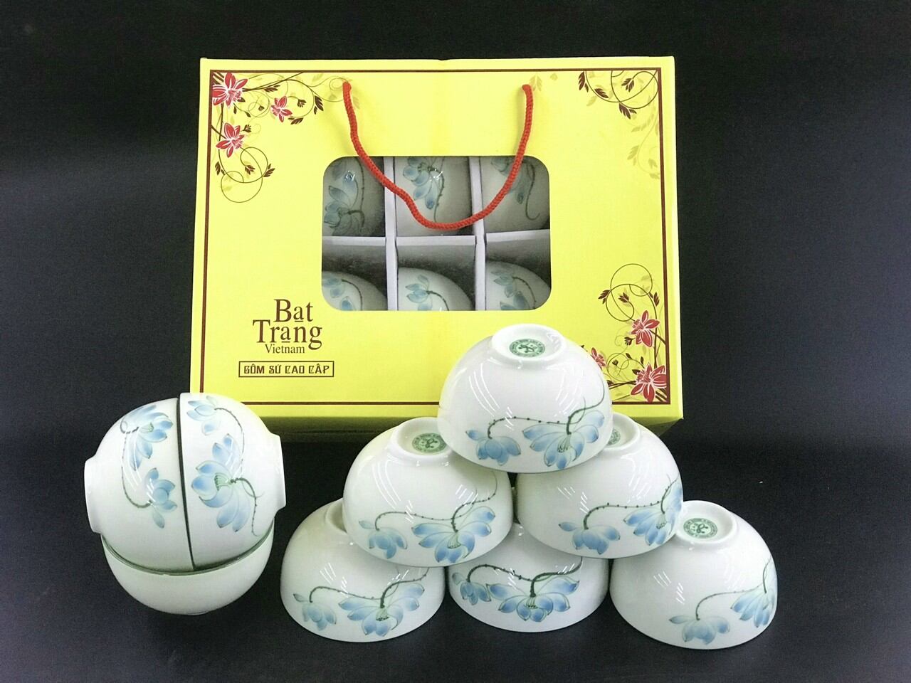 BỘ 6 BÁT ĂN CƠM BÁT TRÀNG