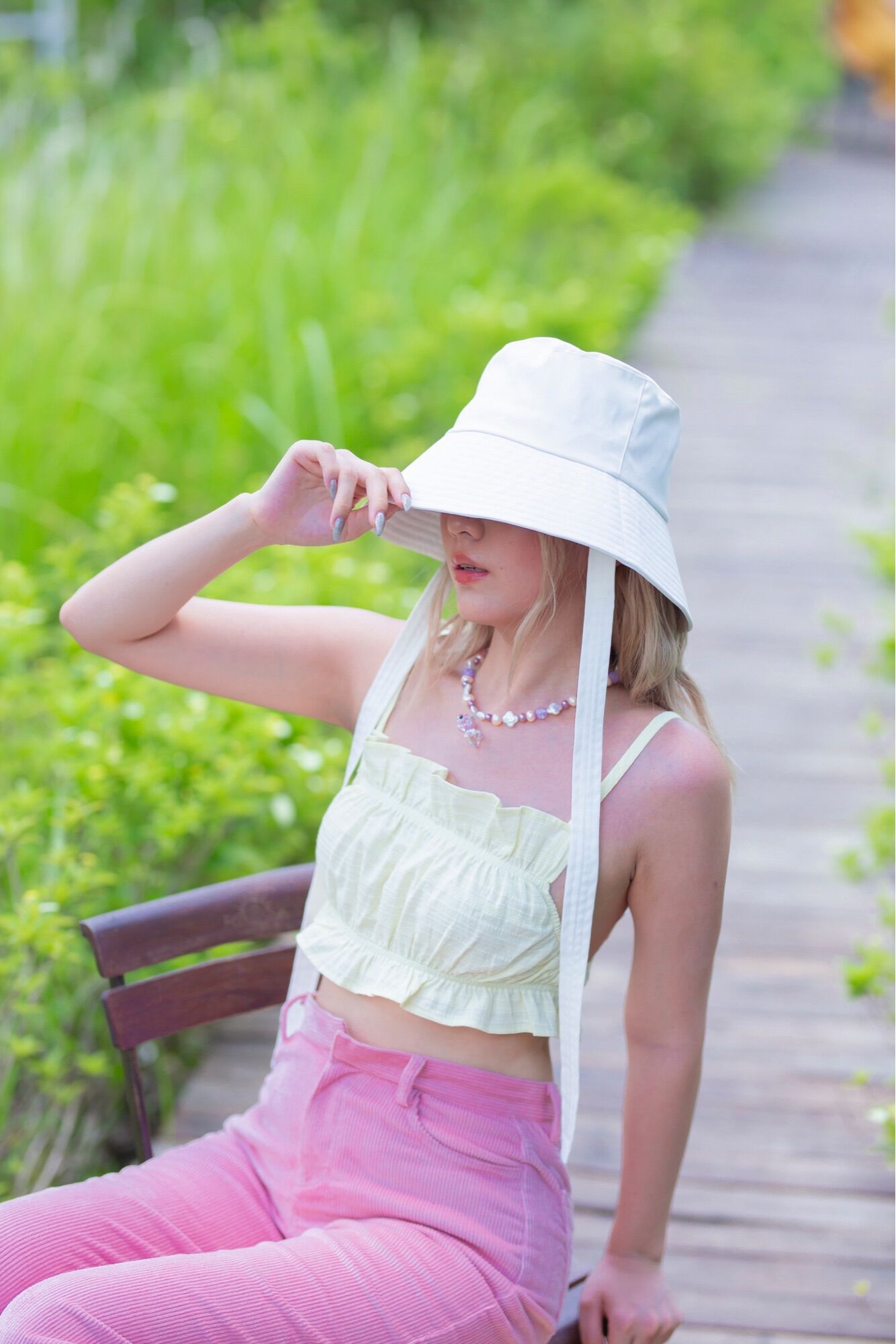Nón Sour Candy Hat vành rộng