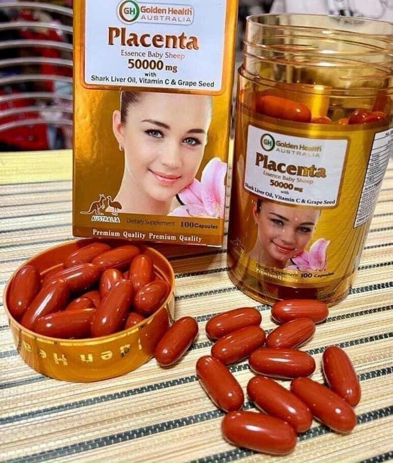 Nhau thai cừu cô gái golden healthy 50.000mg