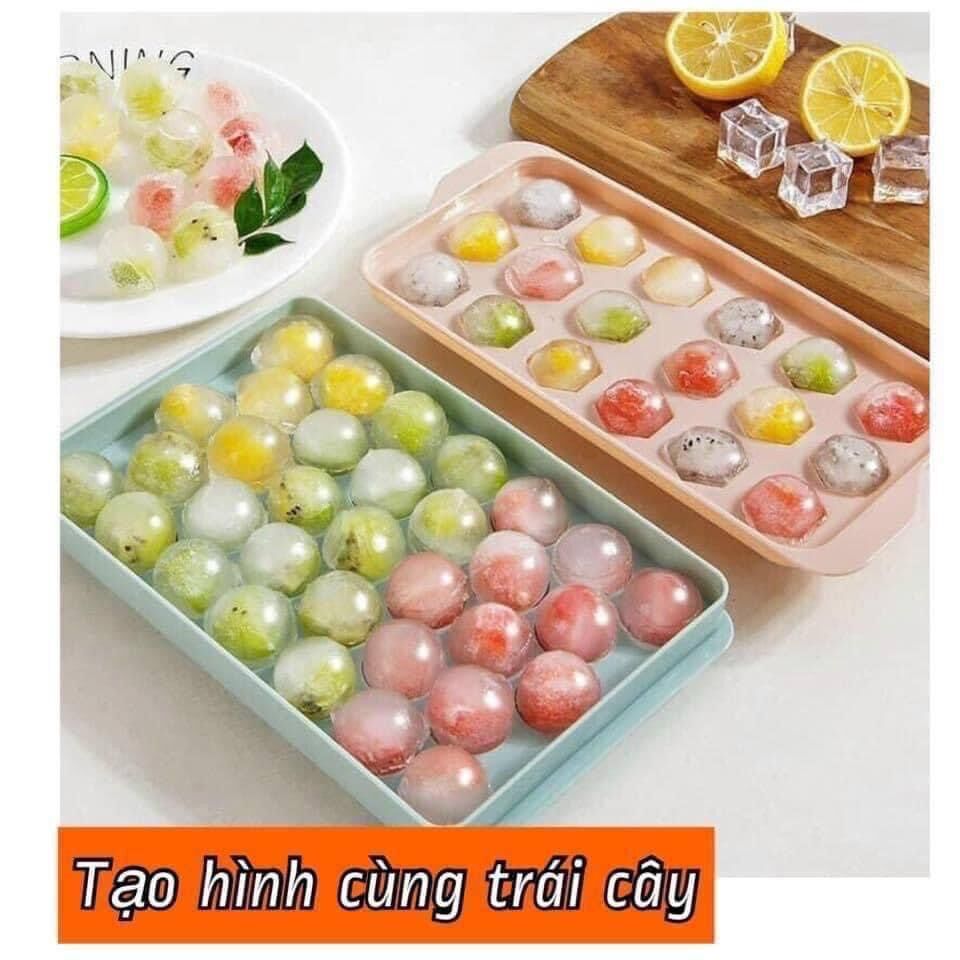 Khay làm đá viên tròn