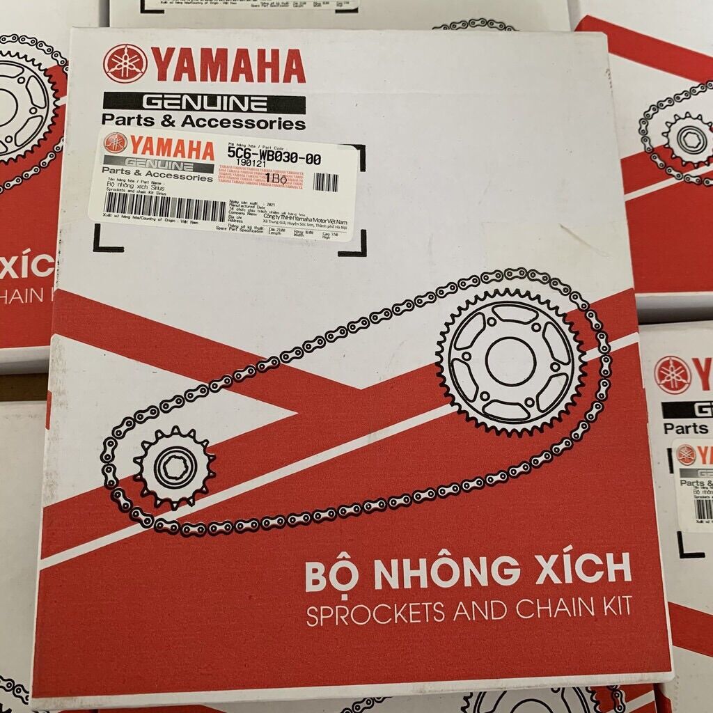 Nhông xích Sirius chính hãng - nhông sên đĩa yamaha sirius