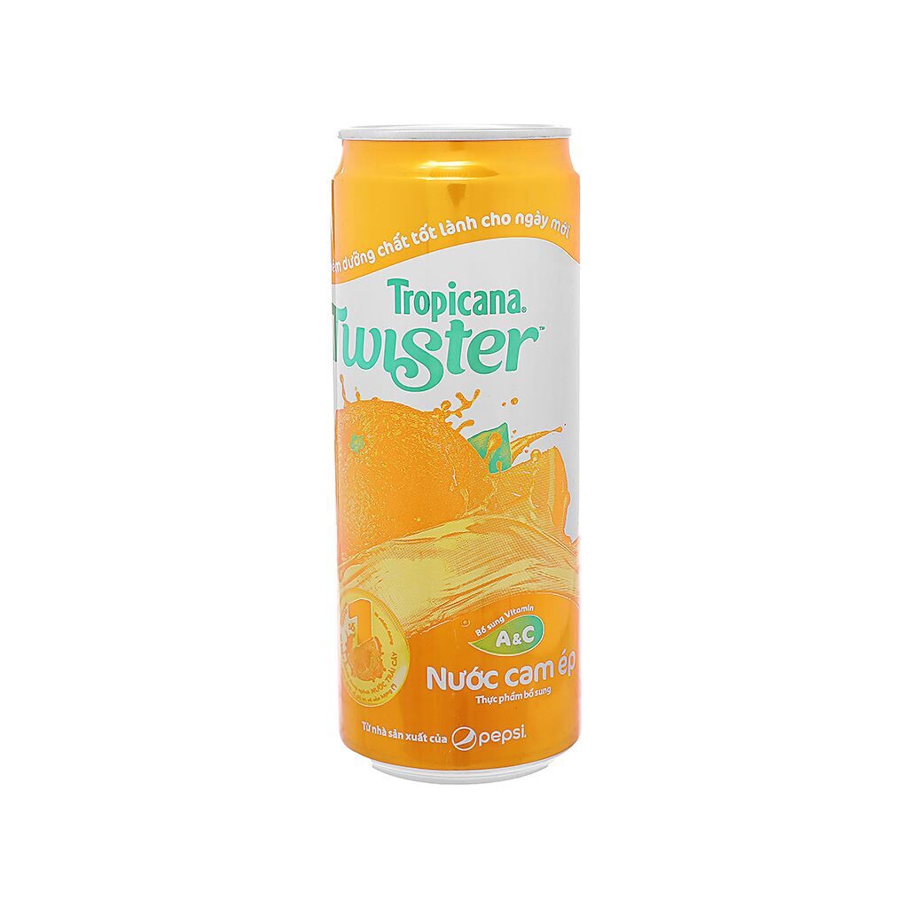NƯỚC CAM ÉP TWISTER LON 320 ML