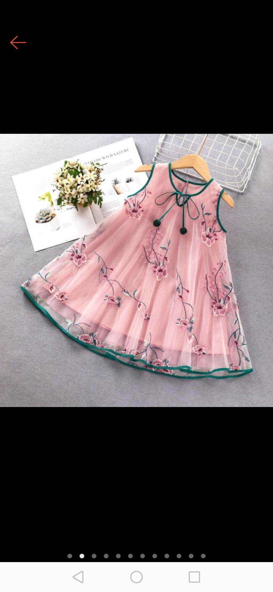 Váy ren sát nách cho bé gái (12-27kg) (N00524)