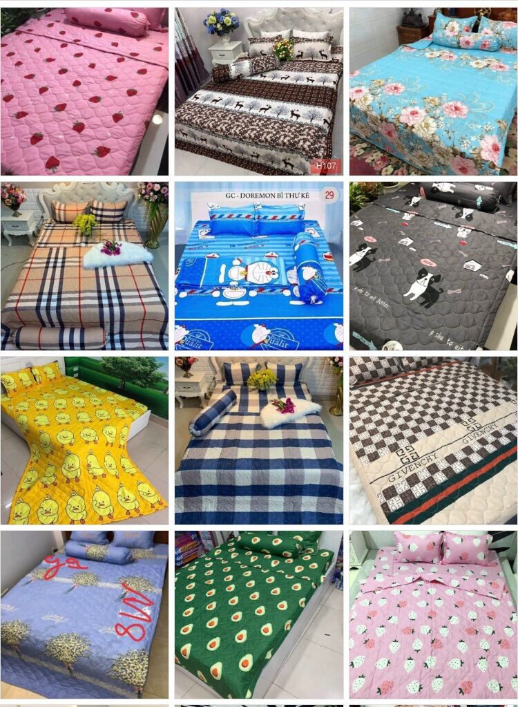 CHĂN HÈ COTTON CHẦN GÒN MỎNG SIÊU BỀN - MÁT MỀM MỊN