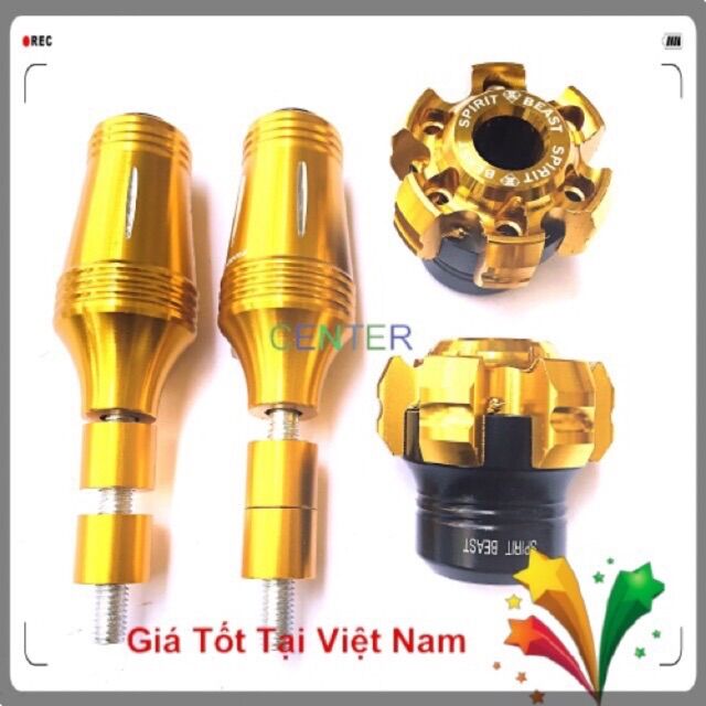 [ 2 cặp Gù Đỏ ] Combo 2 cặp gù - gù trước 6 cạnh và gù sau mập