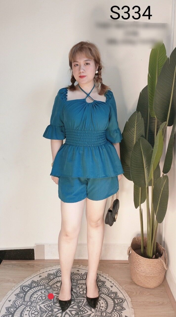 [Shop Táo Đỏ bigsize 50kg-90kg] Set áo yếm + short