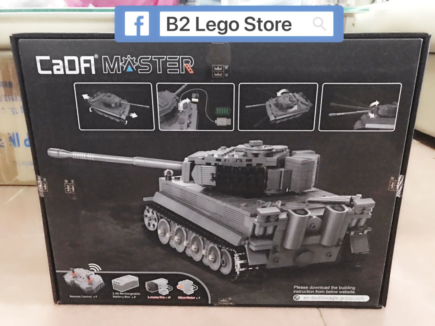 Lego lắp ráp xe tăng Tiger