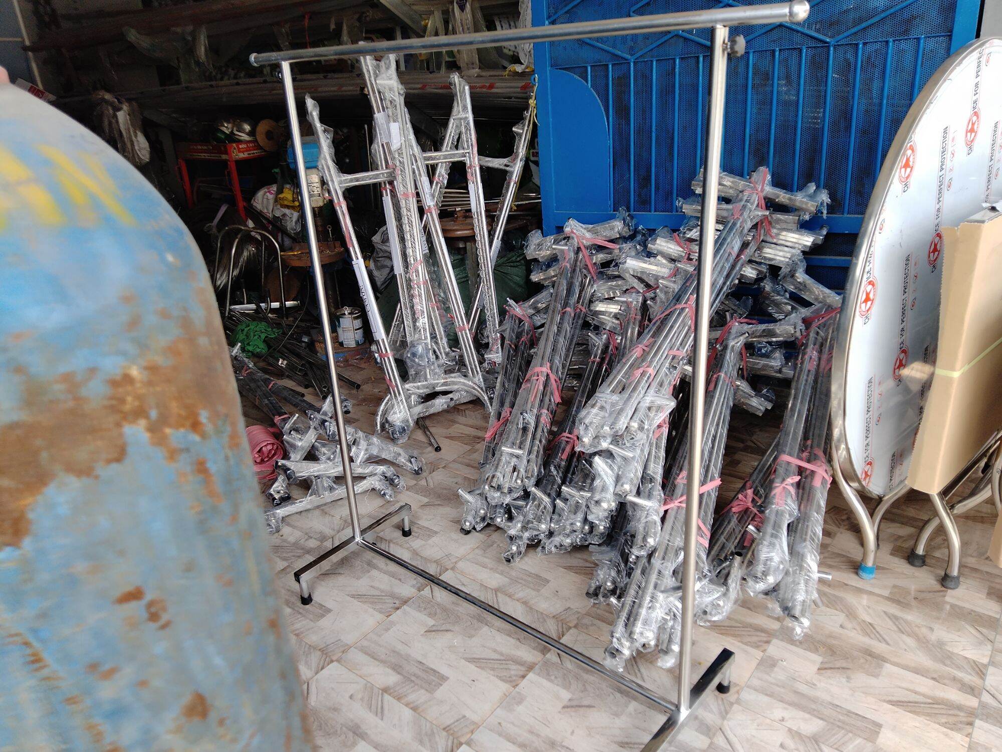 Sào phơi đồ đơn INOX 100 % chắc chắn ko gỉ sét