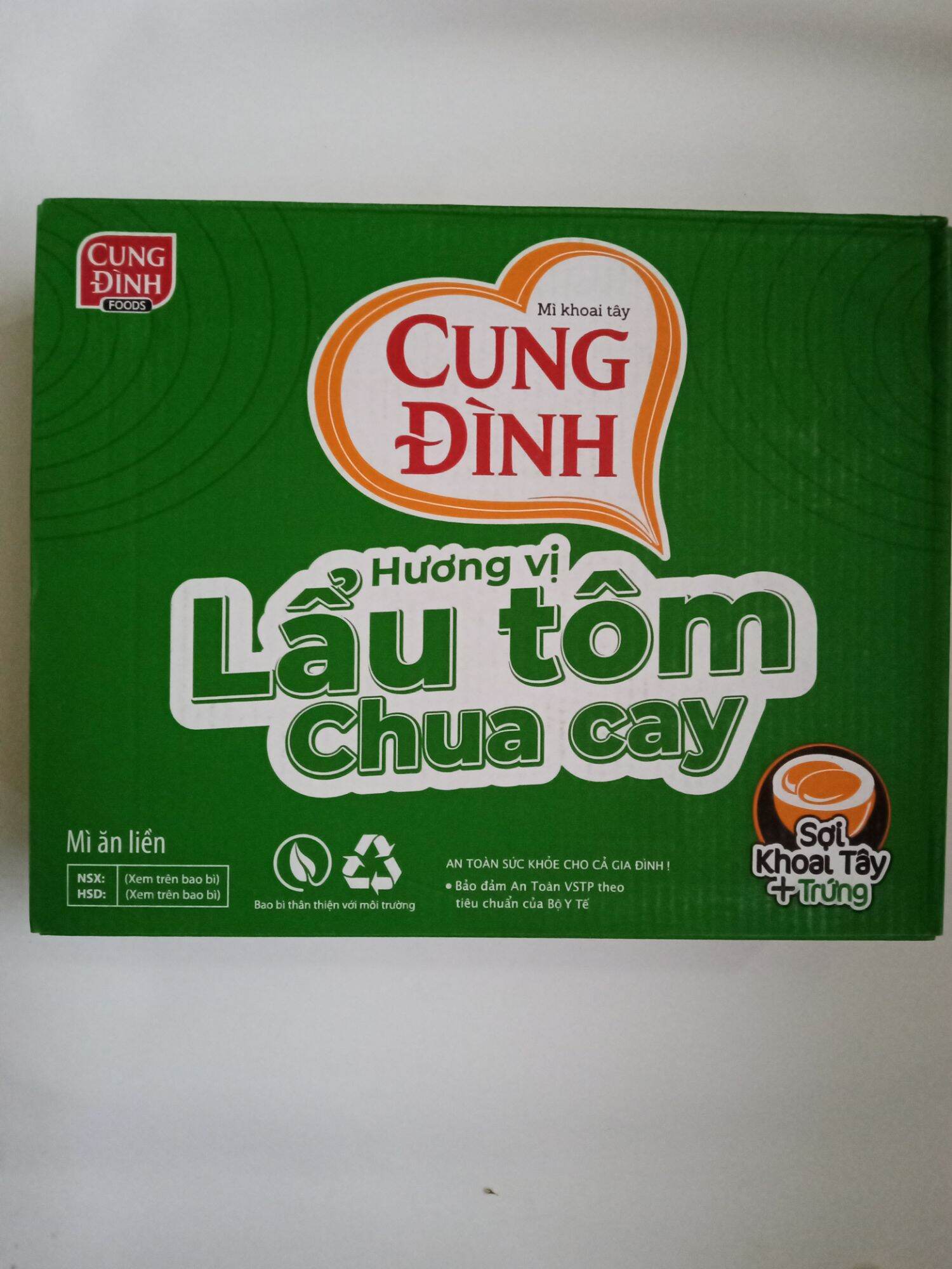 30 Gói  Mì  Cung  Đình  vị  Chua  Cay  85gr