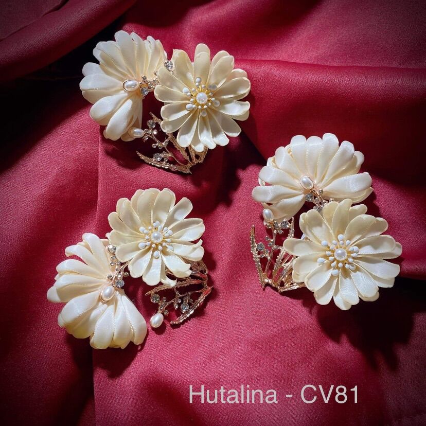 Hoa Cài Áo Hoa Cúc Handmade CV81 - HUTALINA