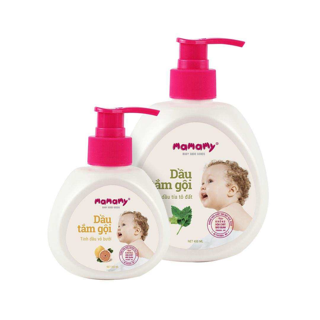 DẦU TẮM GỘI MAMAMY  DỊU NHẸ CHO BÉ