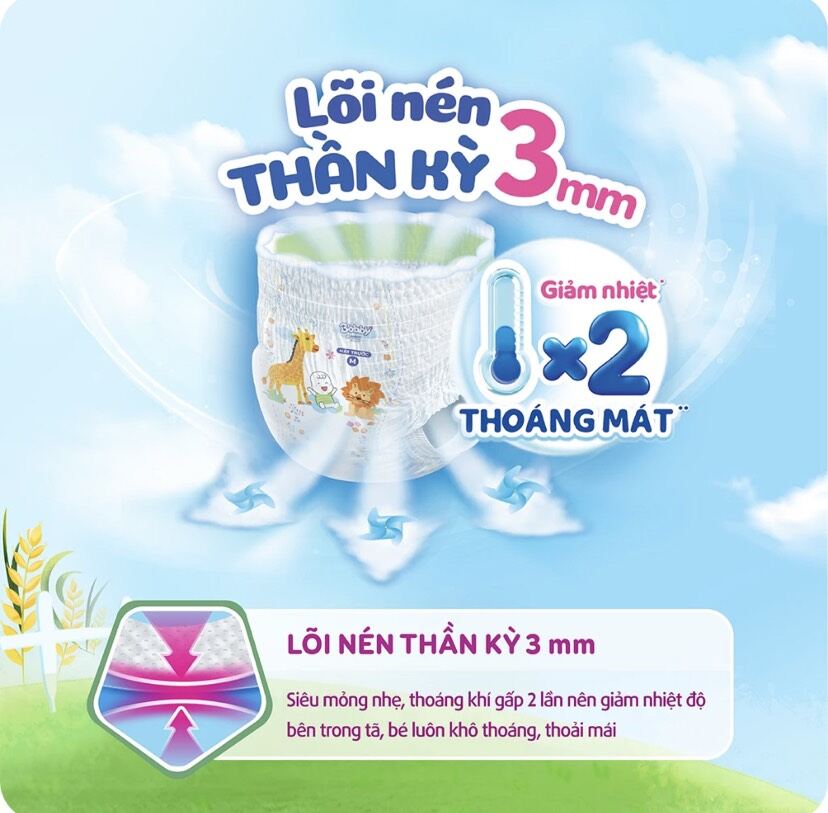 TẶNG 8 MIẾNG...TẢ QUẦN BOBBY M112+8 MIẾNG