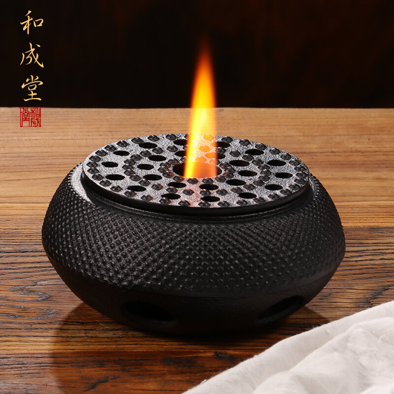 Lò ấm gang hechengtang, bếp than, bếp trà, bếp cồn, bếp lò gang, bếp giữ nhiệt, bếp lò sắt hạt