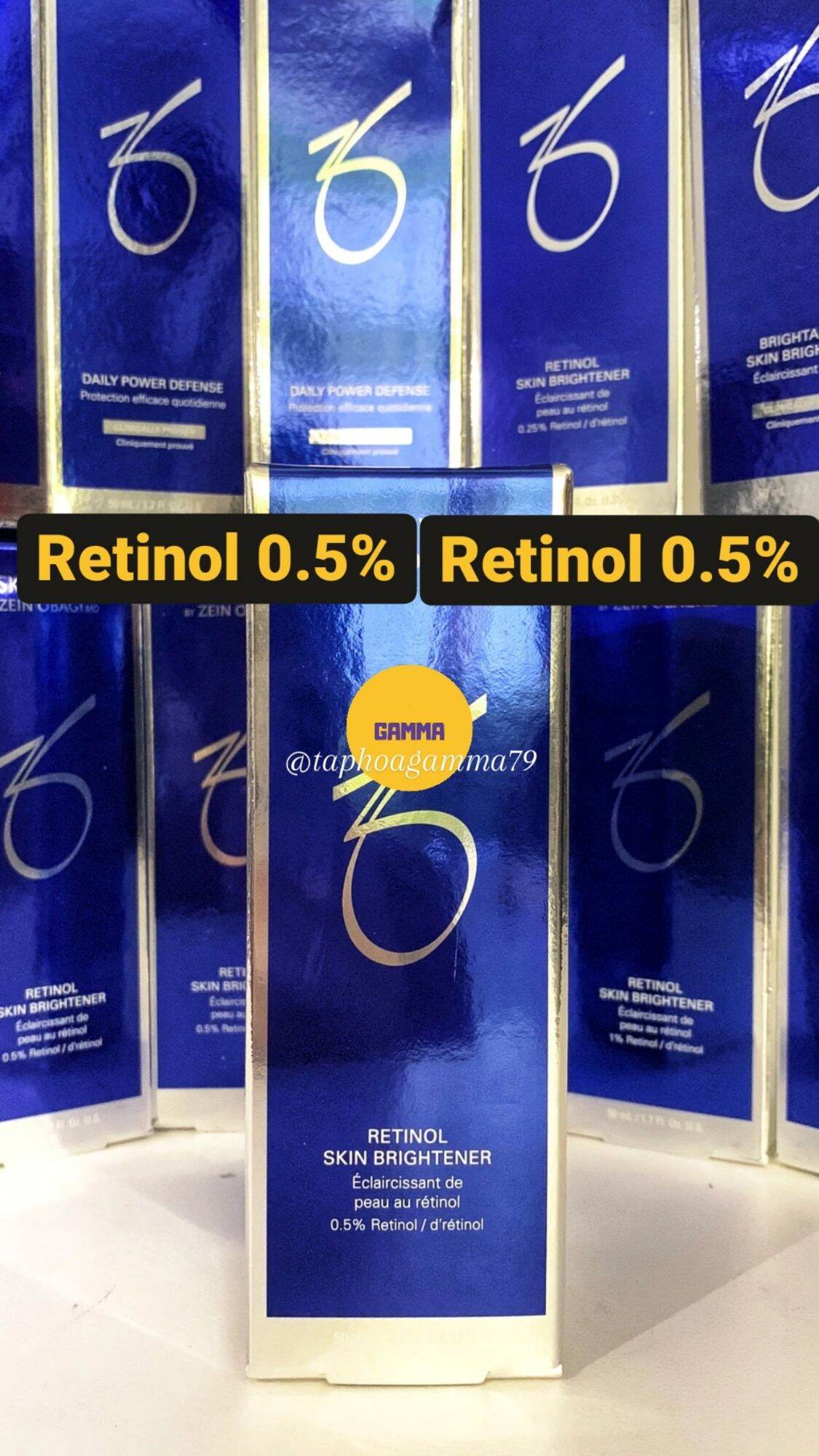 Kem dưỡng trắng da zo retinol 0.5% 50ml