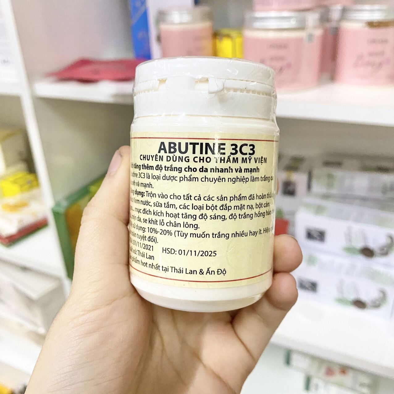 Kem Kích Trắng Abutine 3C3