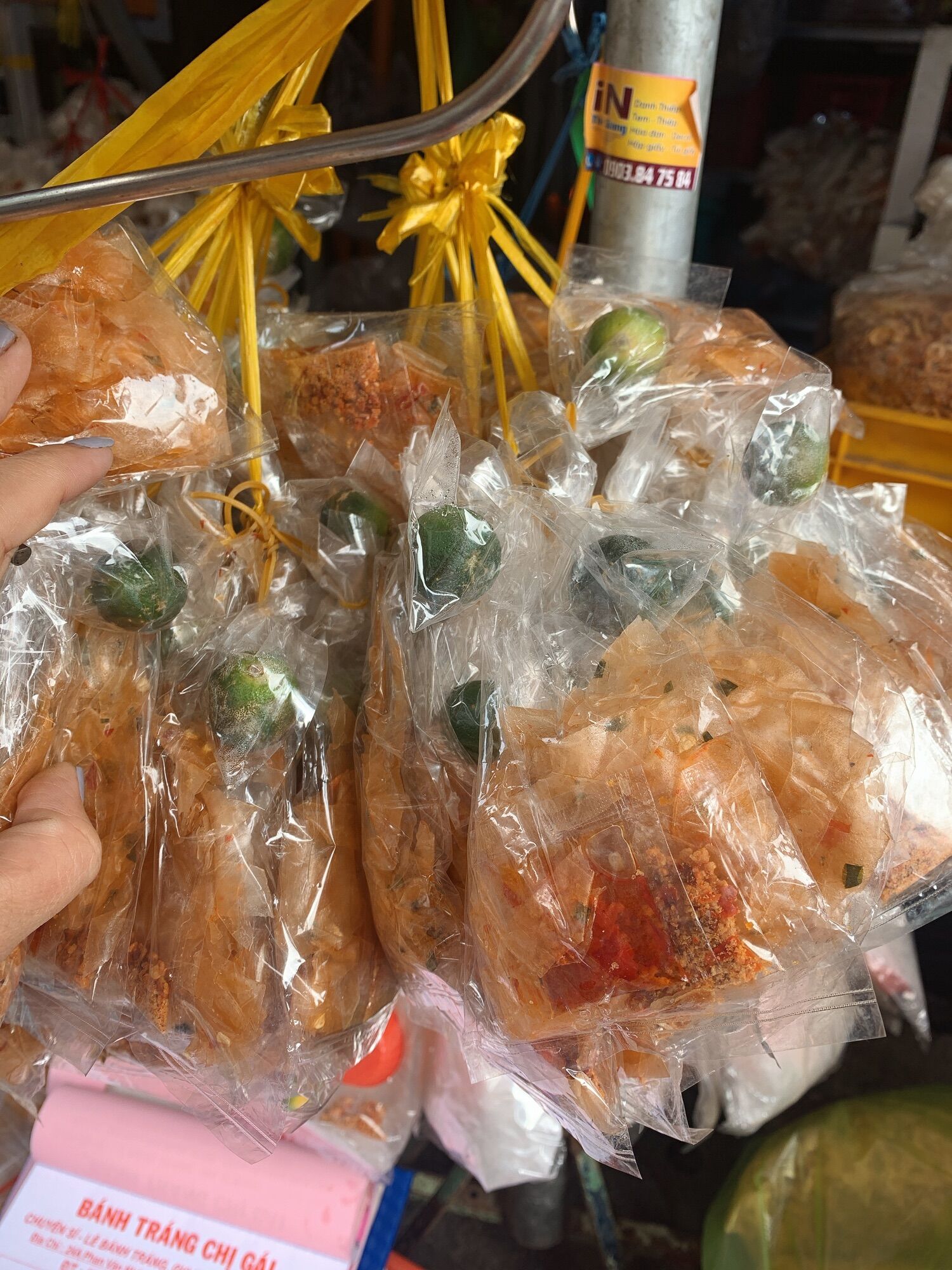 Bánh dẽo tôm sợi vò 10b/sâu