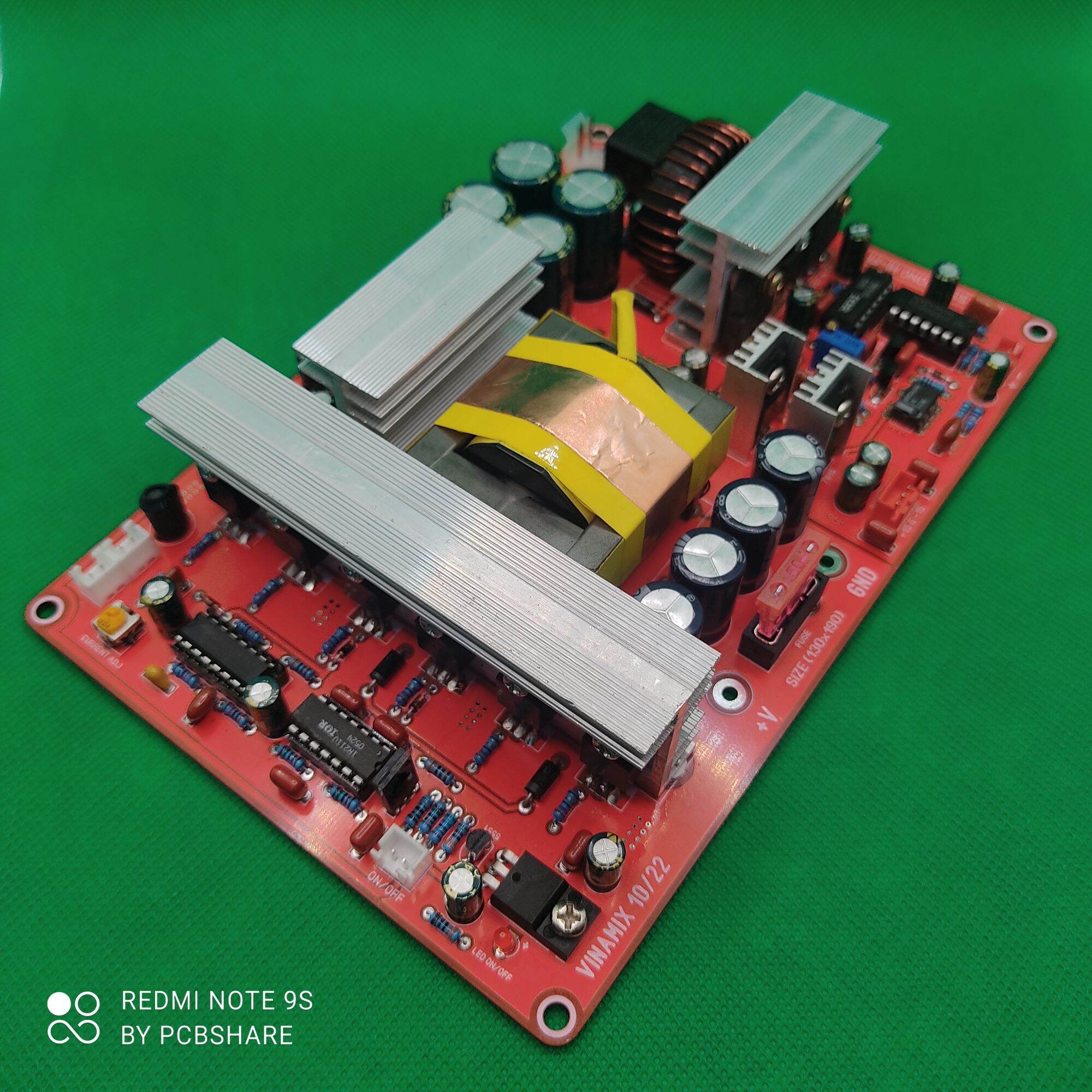 Mạch Class D liền nguồn đơn kênh (Hệ 12V, 24V)