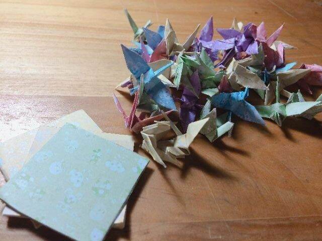 Hạc giấy gấp sẵn 99k/500 con size 4x4cm