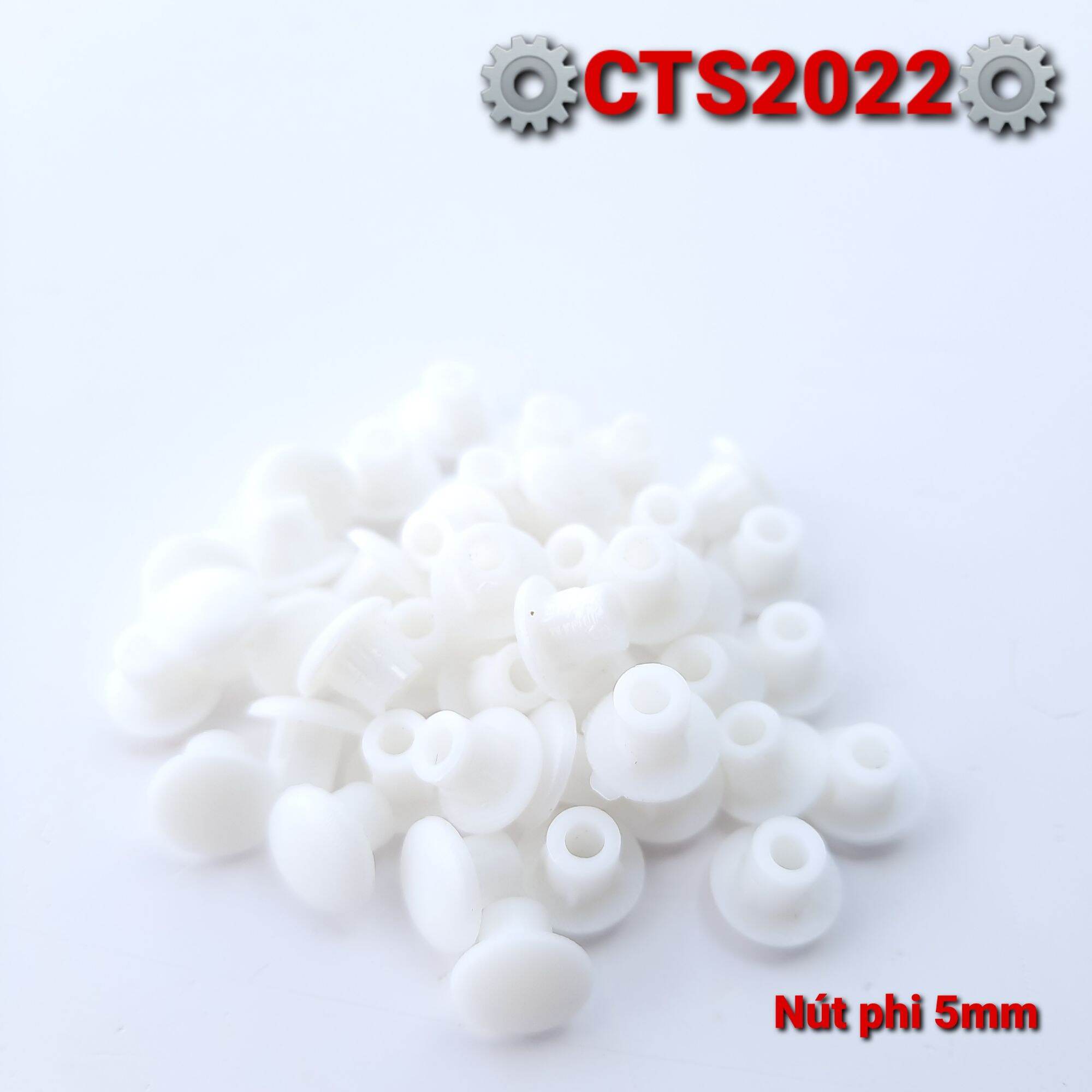 2 Nút nhựa bịt lỗ phi 5mm