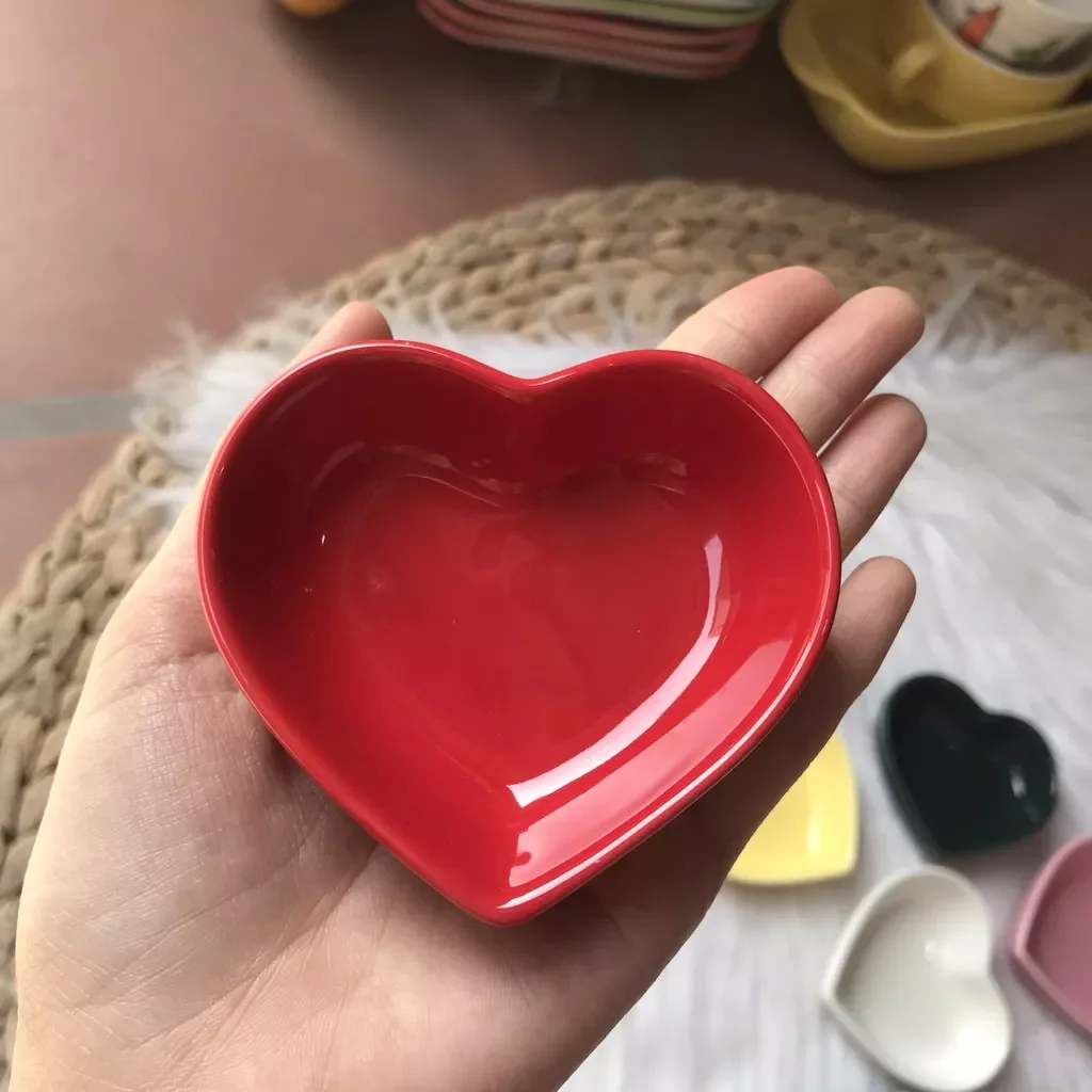 Chén bát ăn dặm  cho bé hình tim nhỏ 40ml