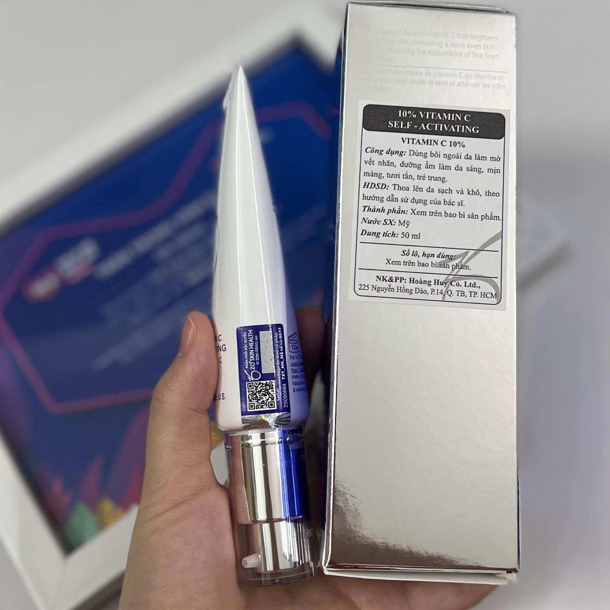 Serum dưỡng da ZO 10% VITAMIN C SELF-ACTIVATING 50ML