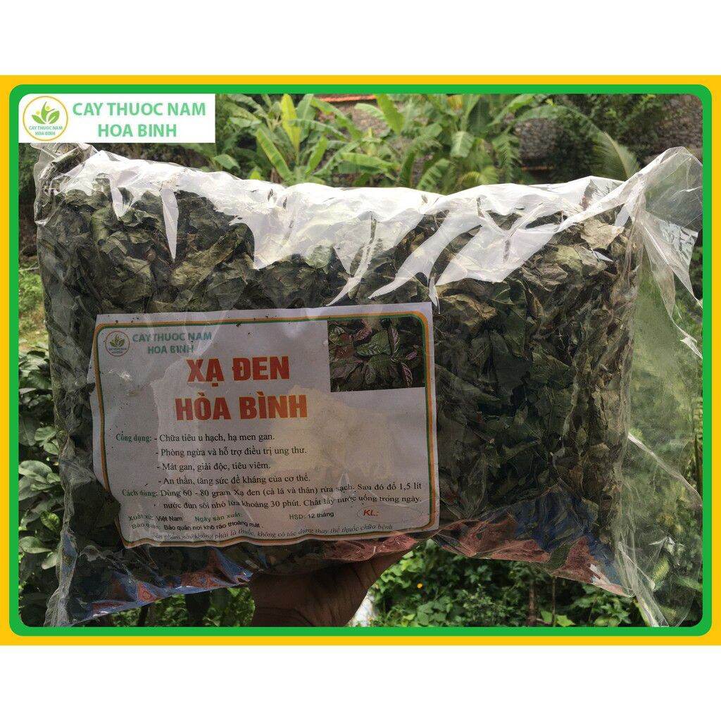1kg lá xạ đen 100% nguyên lá tuốt Hòa Bình khô giòn đẹp mới