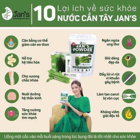 Bột Cần Tây Nguyên Chất Jan’s Powder