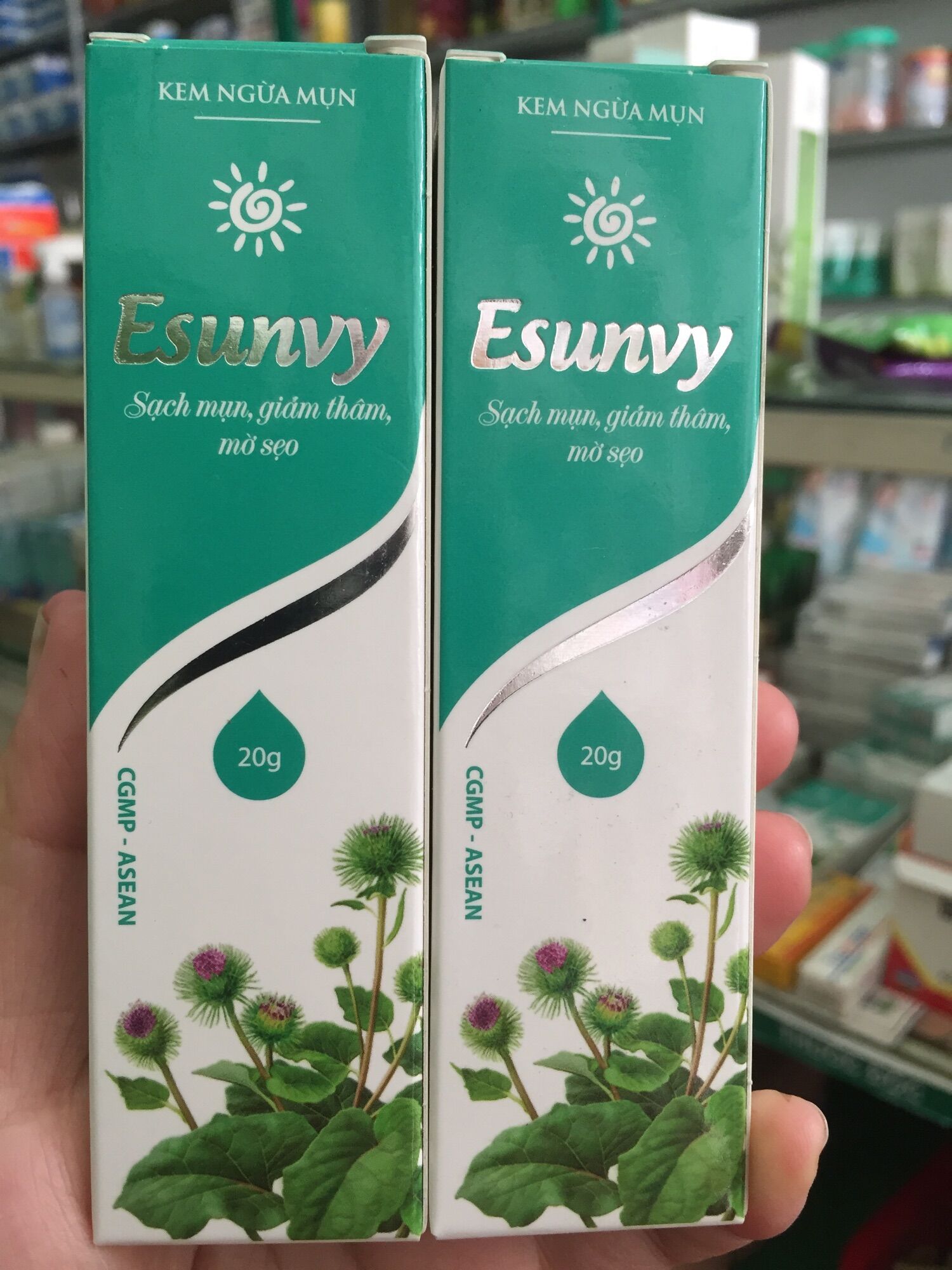 Kem ngừa mụn Esunvy