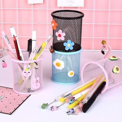 CẮM BÚT SẮT LƯỚI TRÒN MÀU HÌNH THÚ