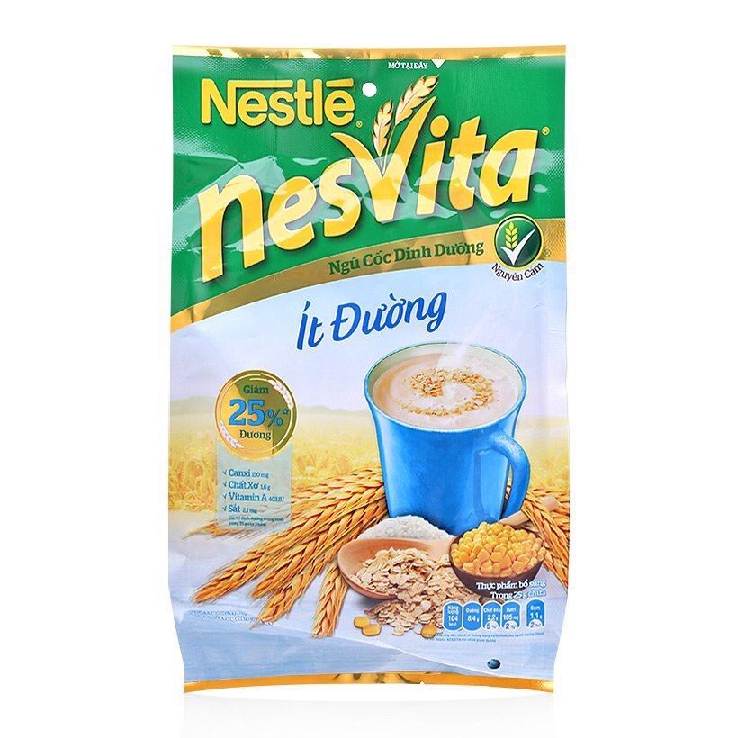 Ngũ cốc dinh dưỡng Nesvita ít đường bịch 400g