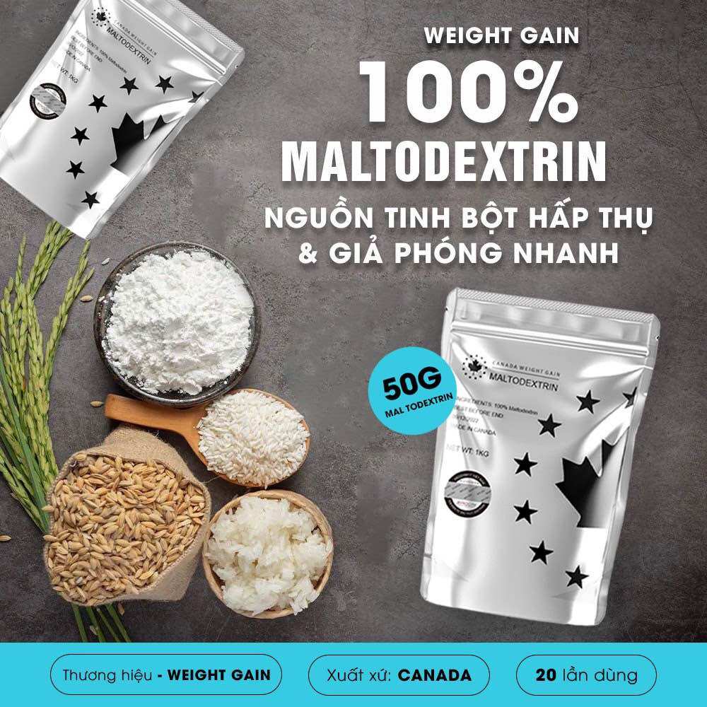 SỮA TĂNG CÂN TĂNG CƠ MALTODEXTRIN CANADA (1 KG)