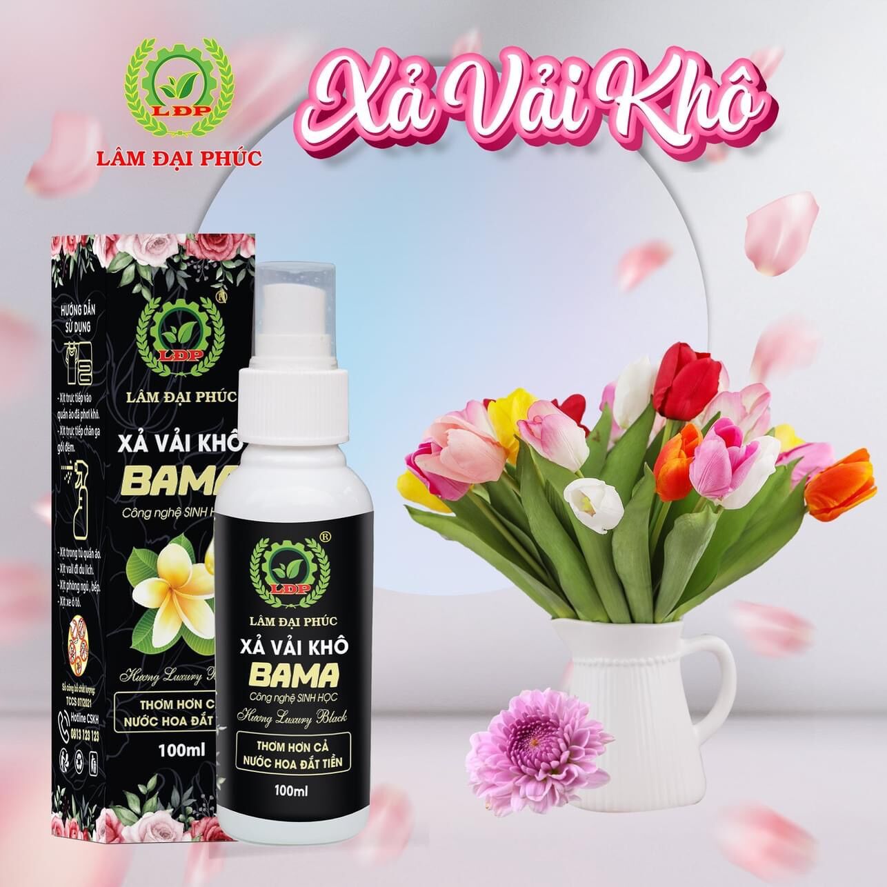 NƯỚC XỊT XẢ VẢI KHÔ ( Màu Đỏ ) - LÂM ĐẠI PHÚC